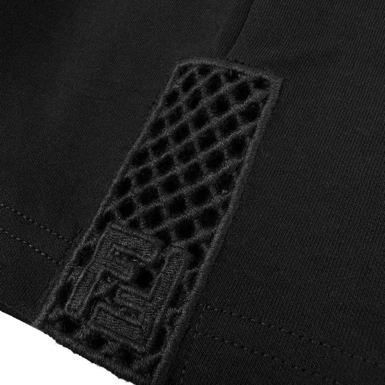Fendi Black Technical Cotton Shorts - DesignerGu