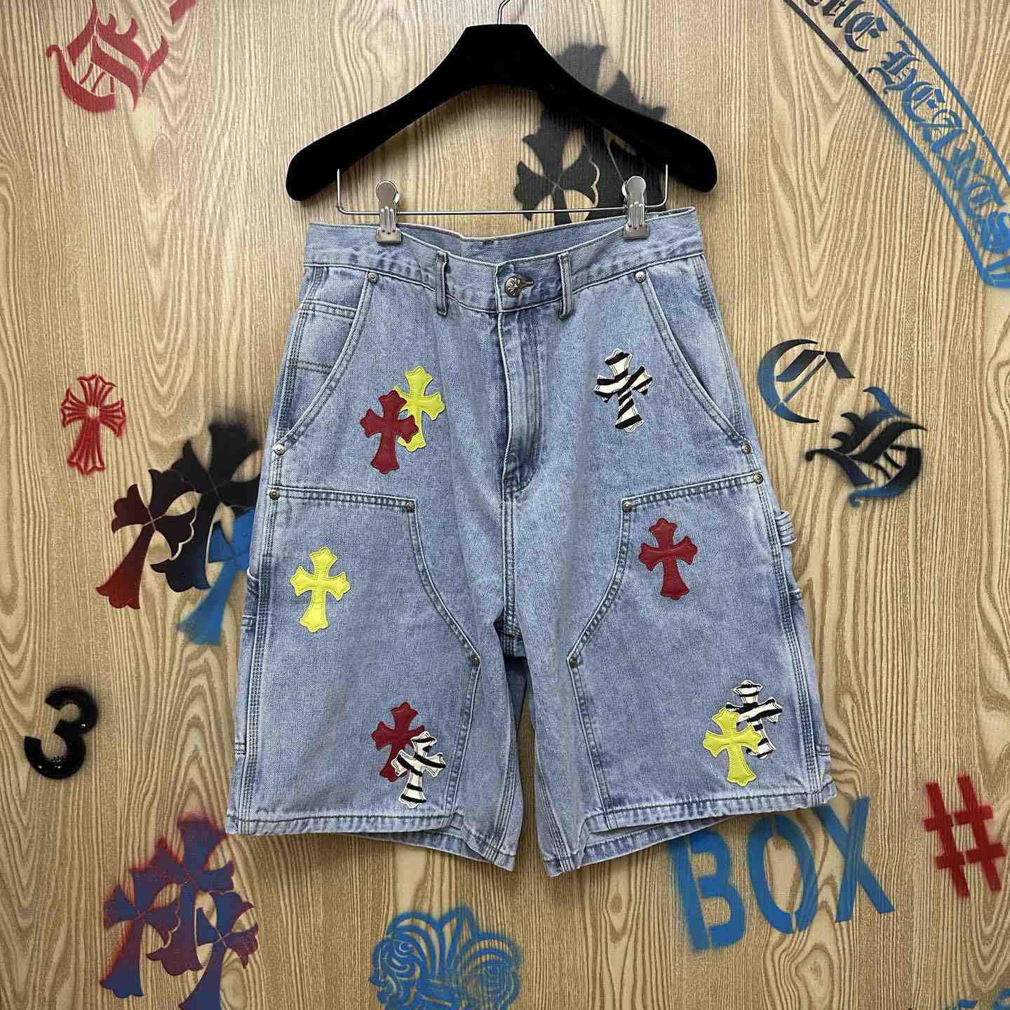 Chrome Hearts Denim Shorts - DesignerGu