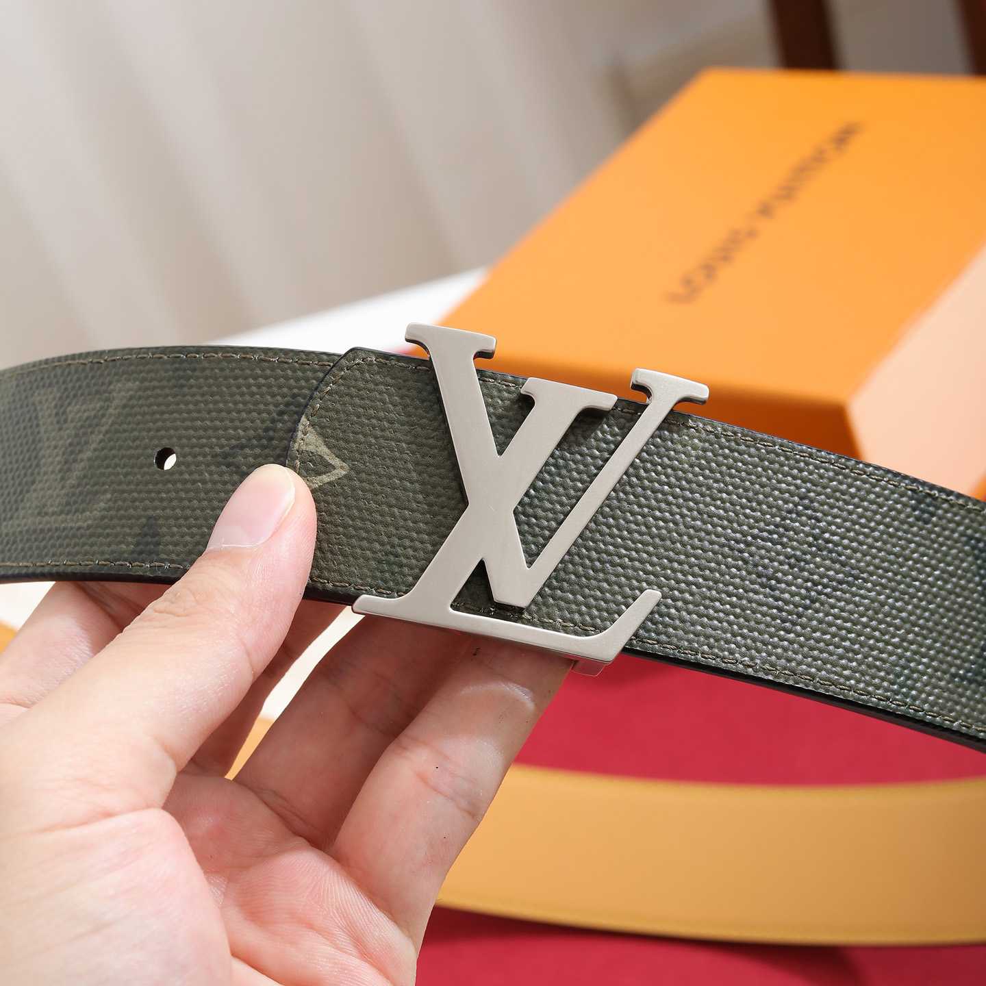 Louis Vuitton LV Initiales Monogram Surplus 40mm Belt - DesignerGu