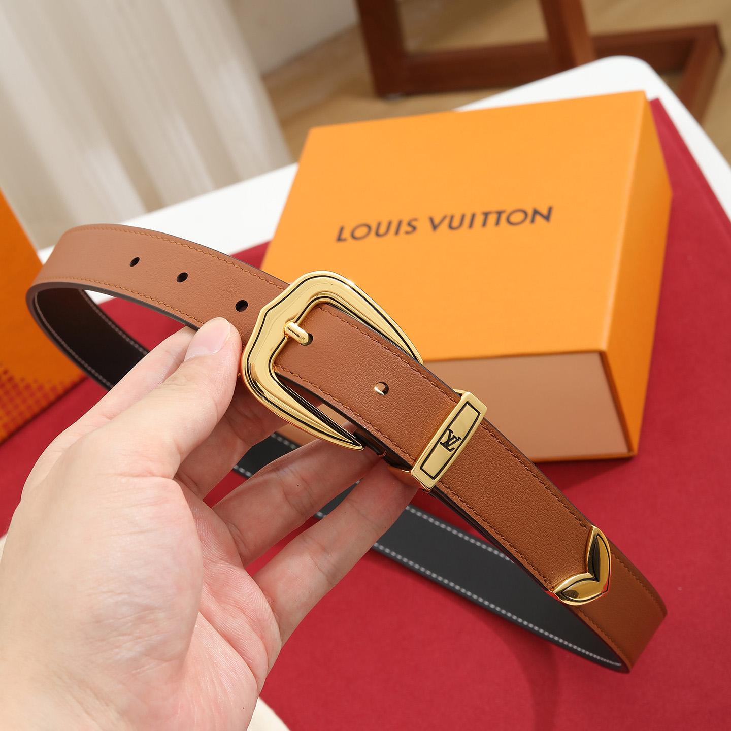 Louis Vuitton LV Dust 25mm Belt - DesignerGu