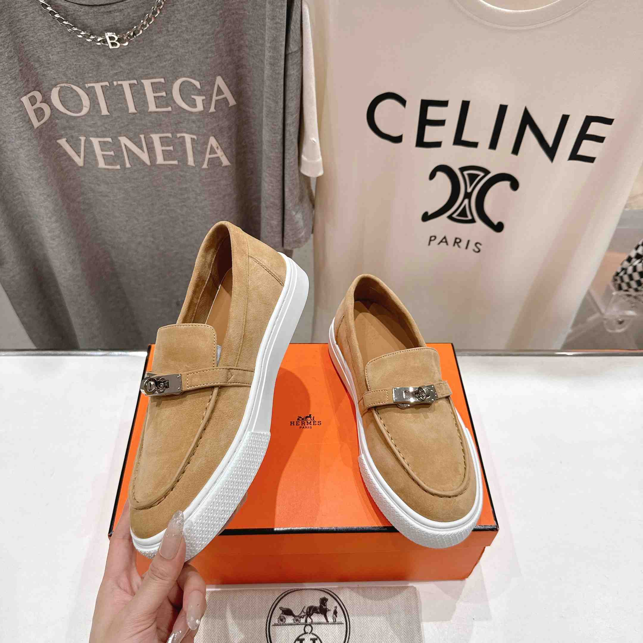 Hermes Game Slip-On Sneaker - DesignerGu