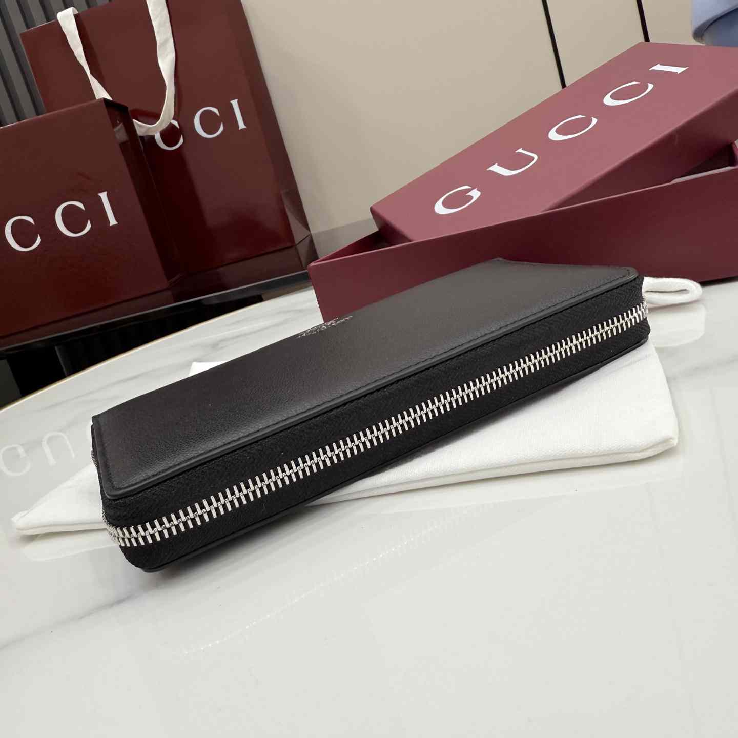 Gucci Lira Zip Around Wallet 867318 - DesignerGu