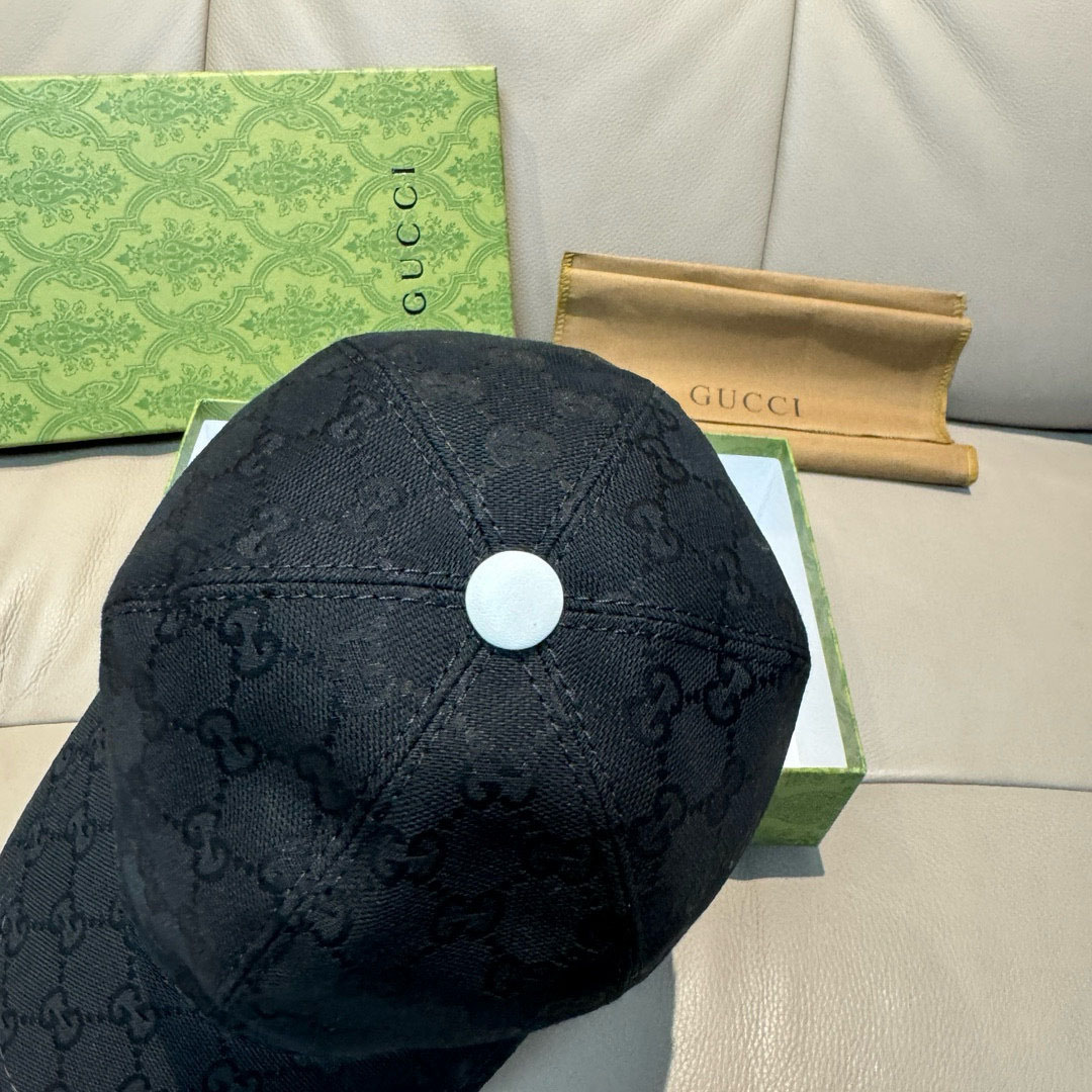 Gucci GG Cotton Canvas Baseball Hat - DesignerGu