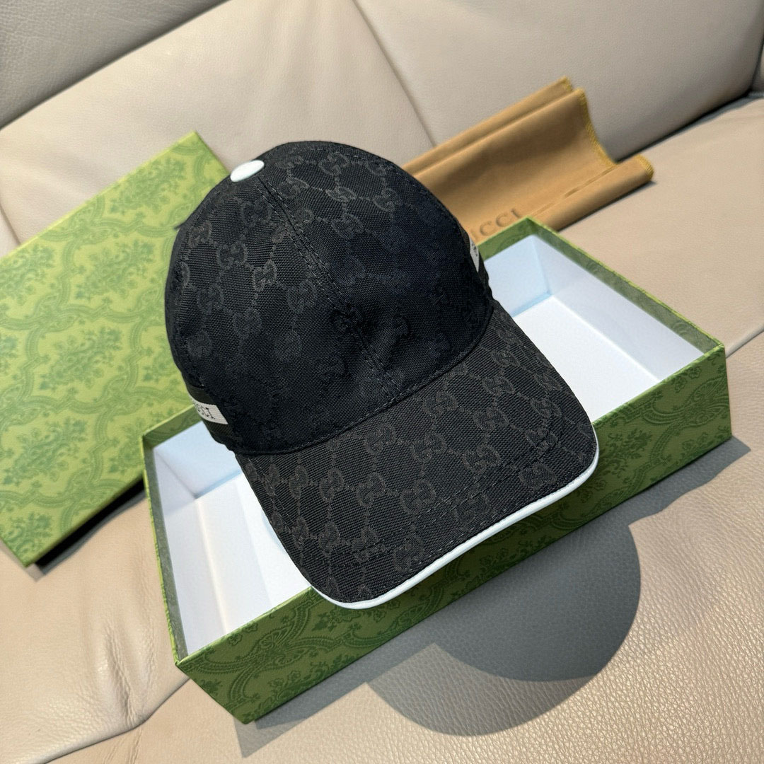 Gucci GG Cotton Canvas Baseball Hat - DesignerGu