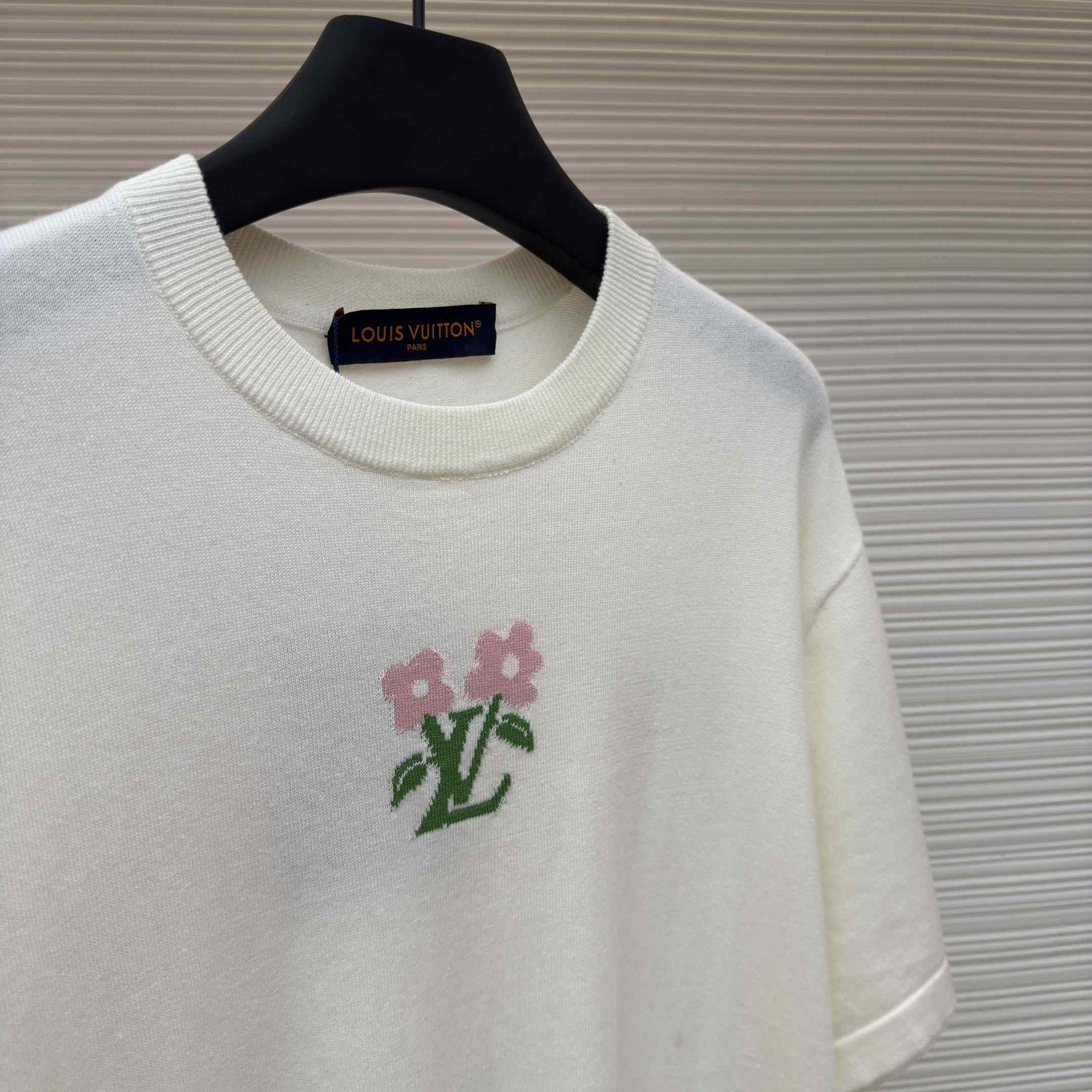 Louis Vuitton Floral Logo Tee - DesignerGu