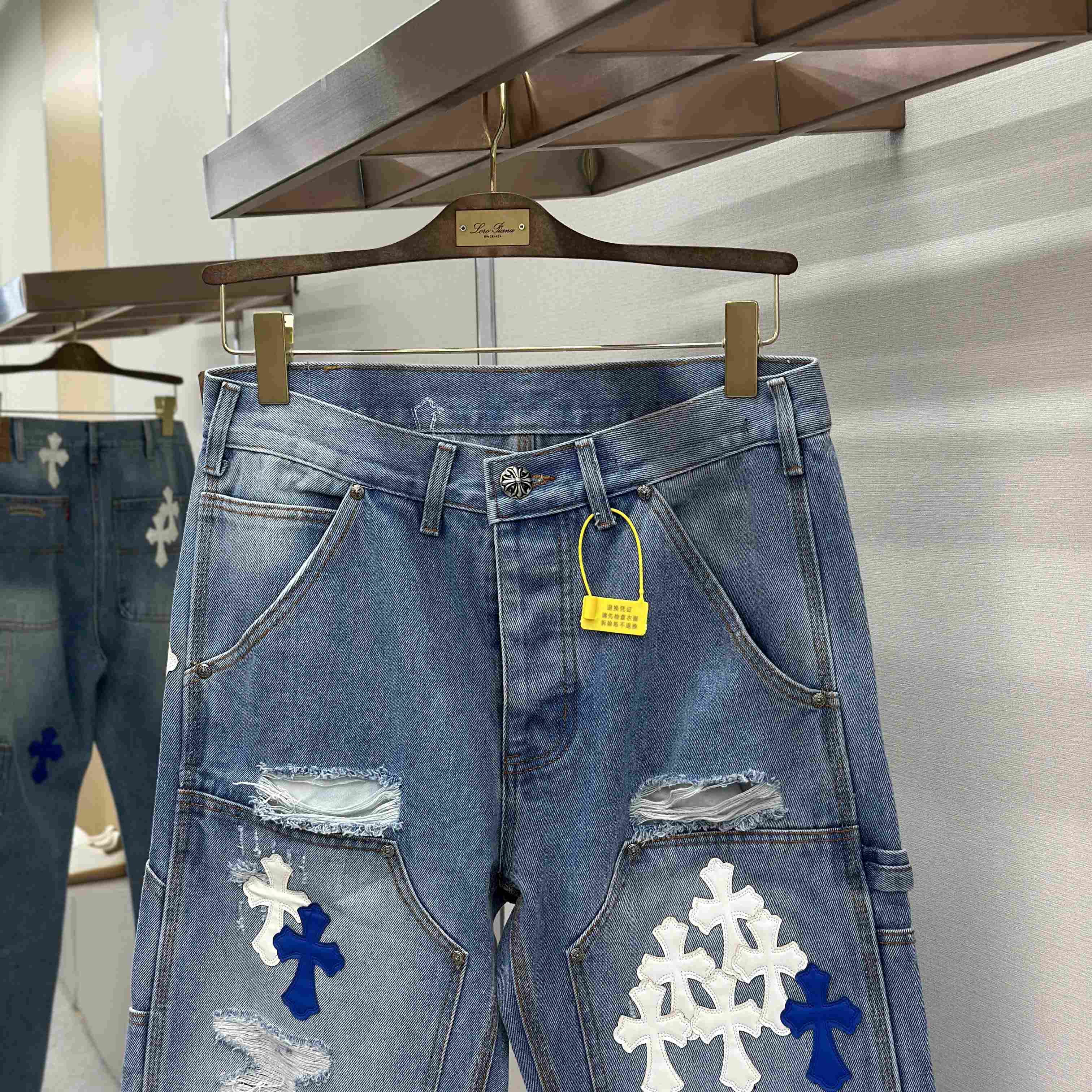 Chrome Hearts Jeans - DesignerGu