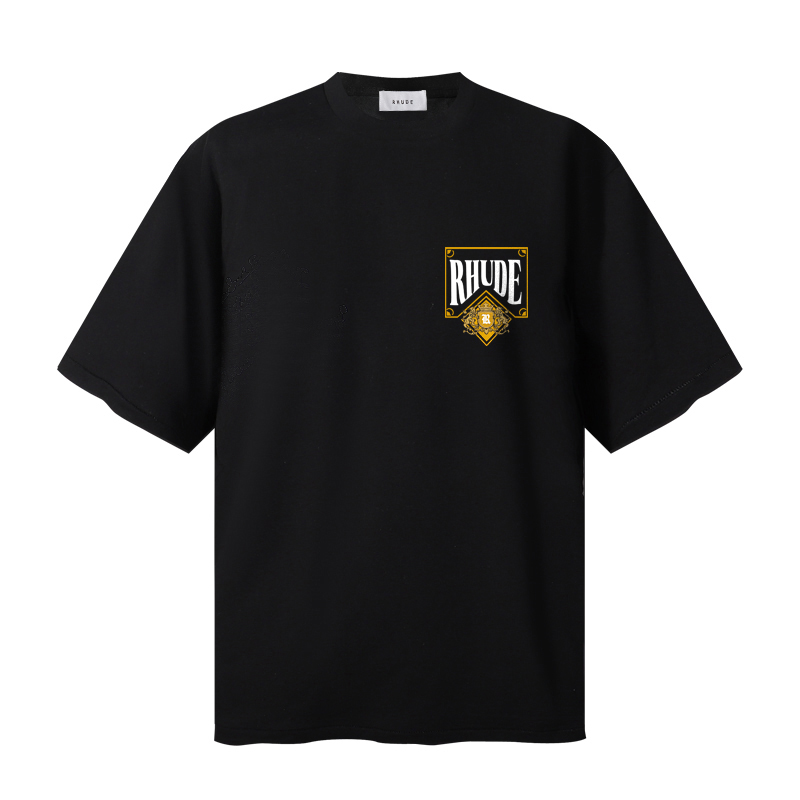 Rhude Playing Card Tee  'Black' - DesignerGu