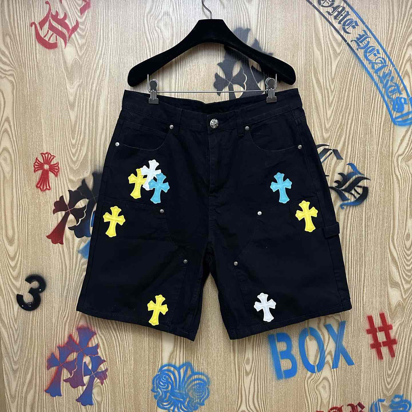 Chrome Hearts Denim Shorts - DesignerGu