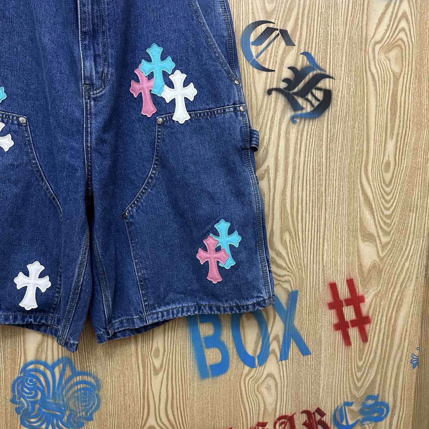 Chrome Hearts Denim Shorts - DesignerGu