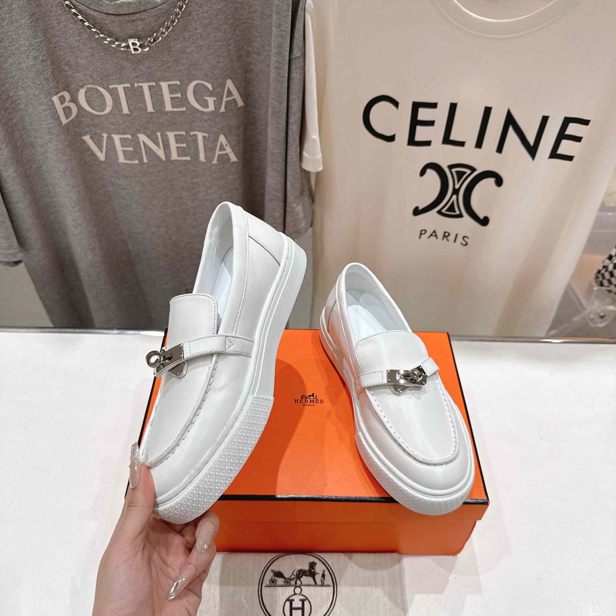 Hermes Game Slip-On Sneaker - DesignerGu
