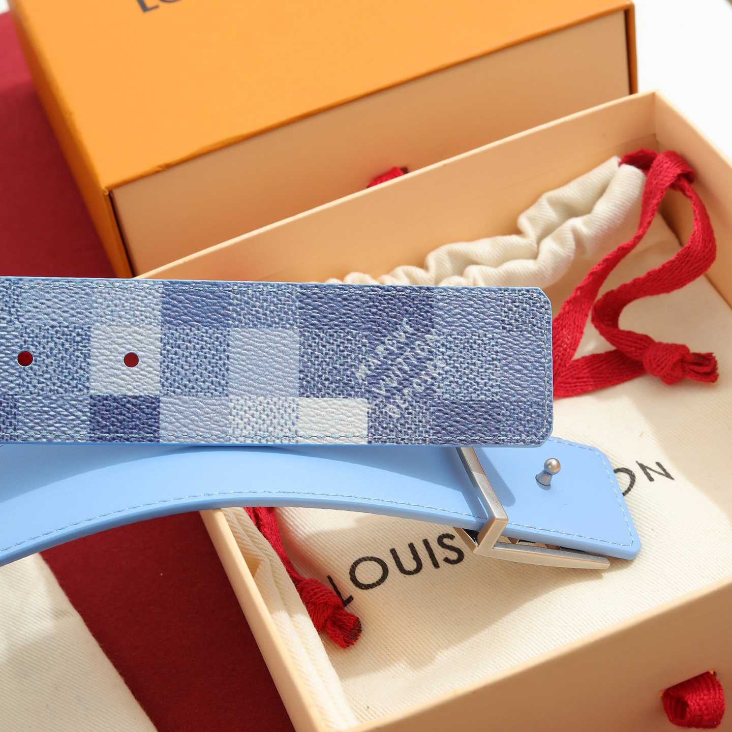 Louis Vuitton LV Initiales Damoflage 40mm Reversible Belt  - DesignerGu
