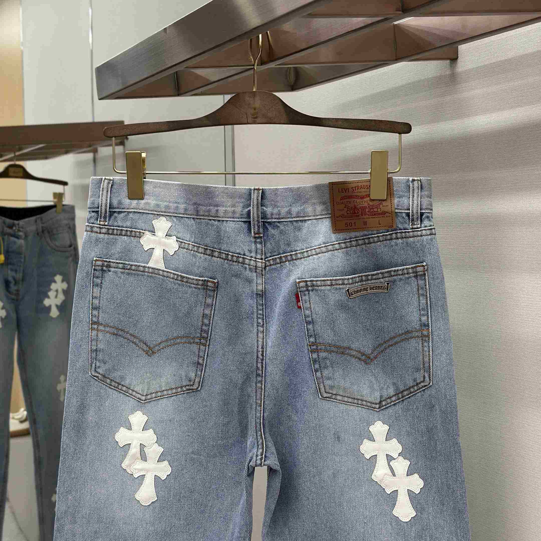 Chrome Hearts Jeans - DesignerGu