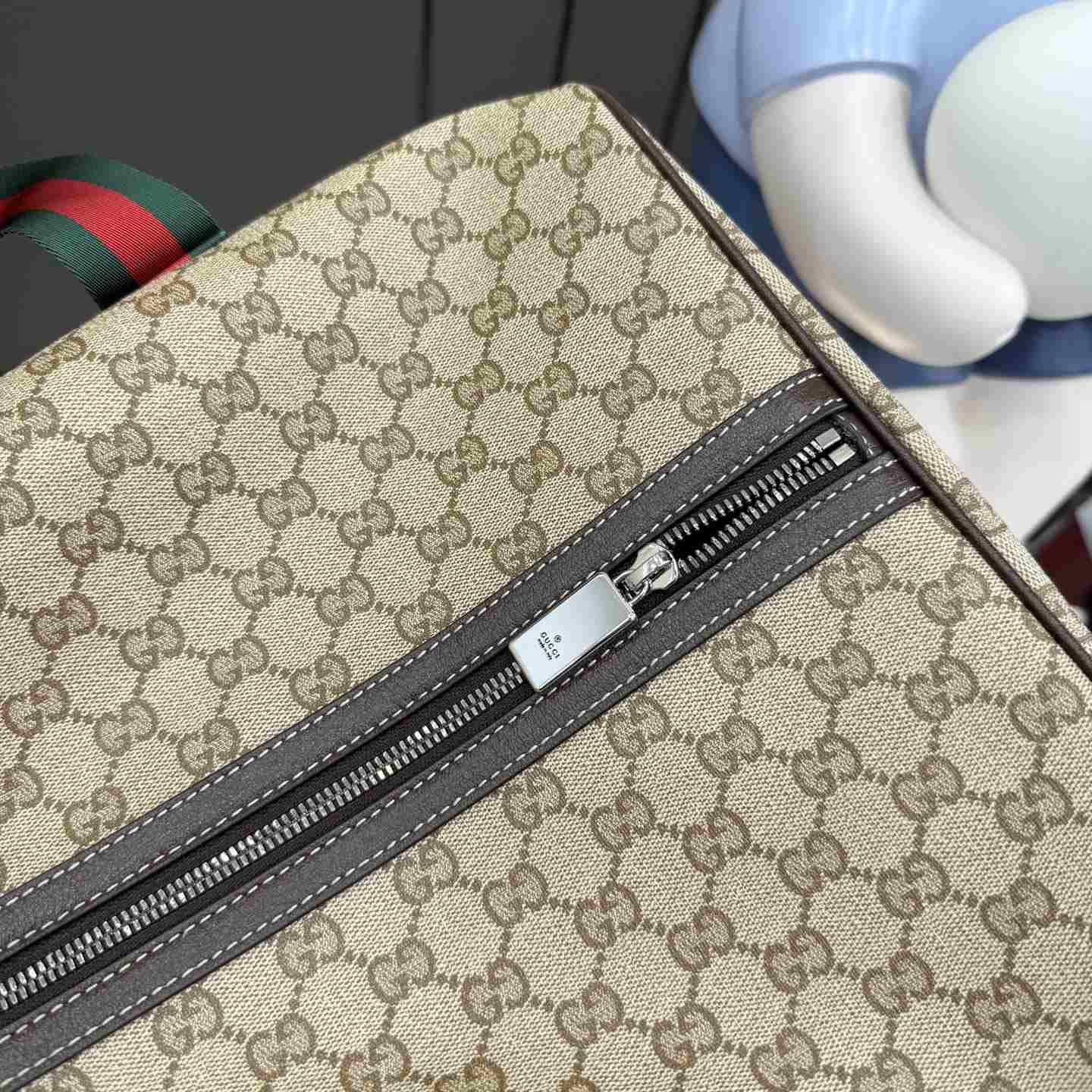 Gucci Medium Duffle Bag With Web  A00BC5 - DesignerGu