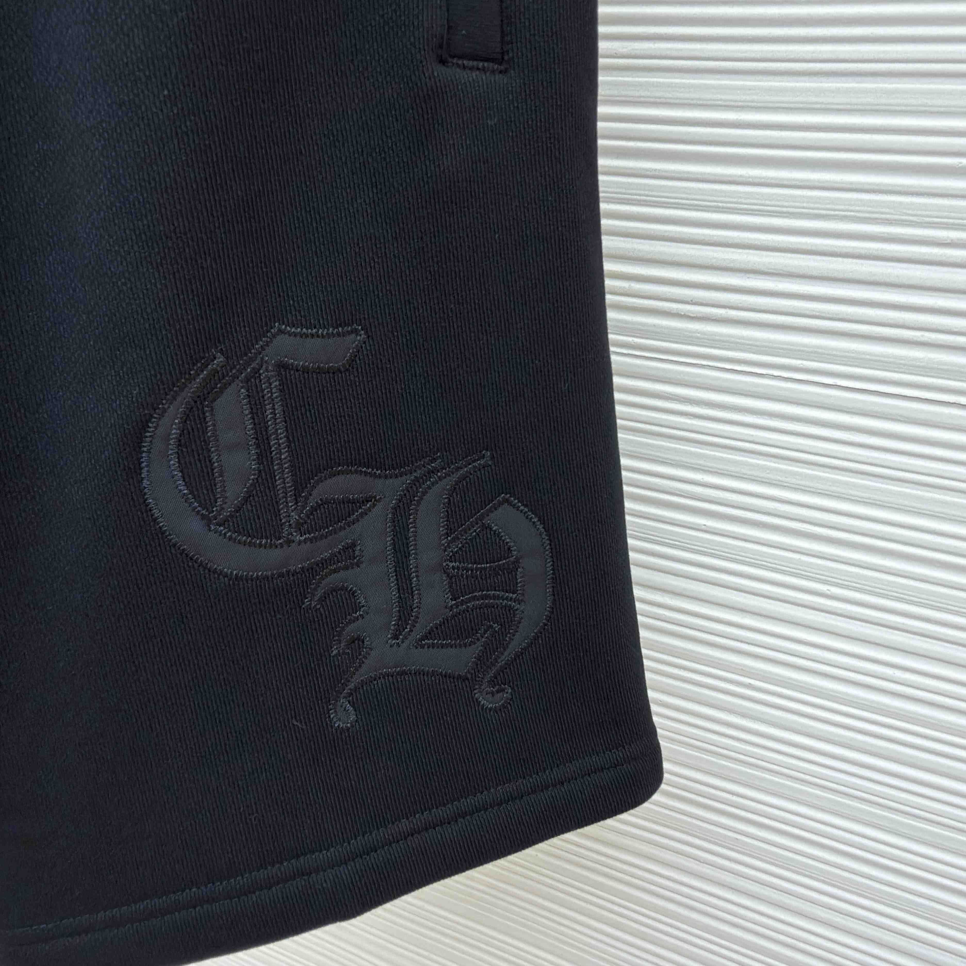 Chrome Hearts 711 Nylon CH Sweatshorts 'Black' - DesignerGu
