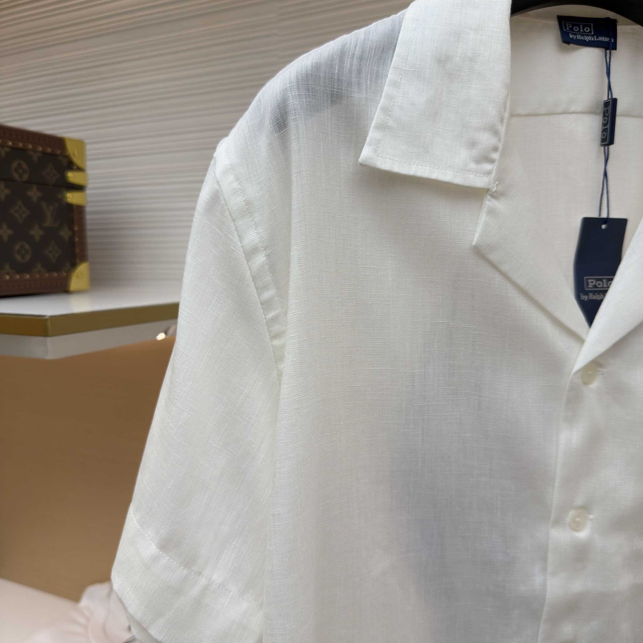  Ralph Lauren Linen Camp Shirt Vintage Nautical Sail - DesignerGu