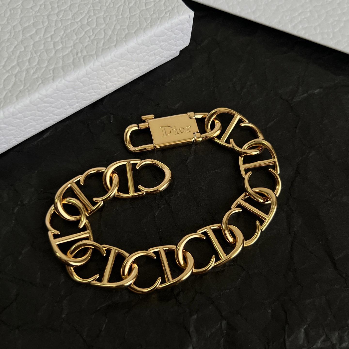 Dior CD Icon Chain Link Bracelet - DesignerGu