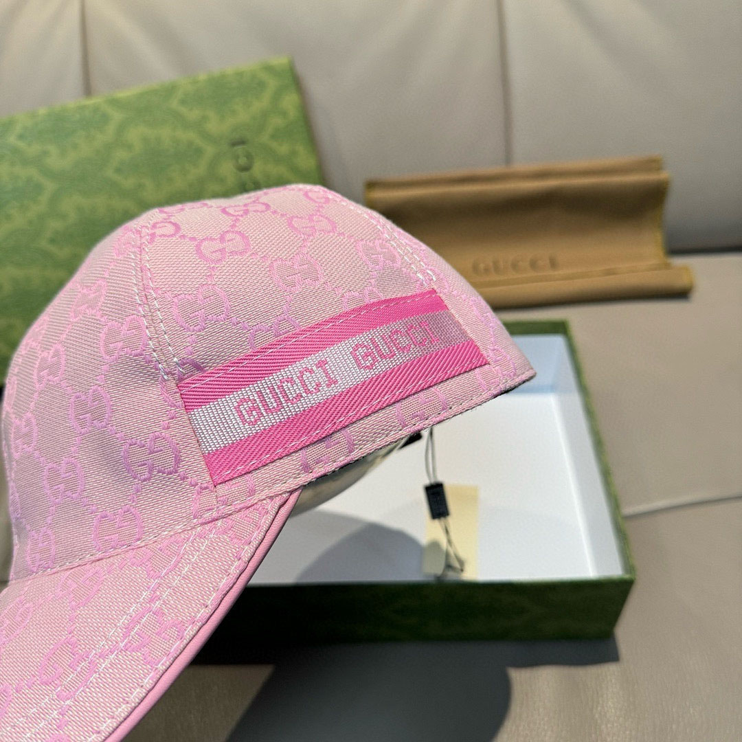 Gucci GG Cotton Canvas Baseball Hat - DesignerGu