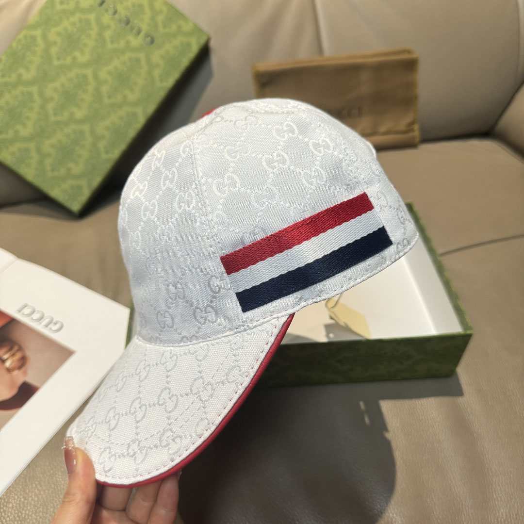 Gucci GG Cotton Canvas Baseball Hat - DesignerGu