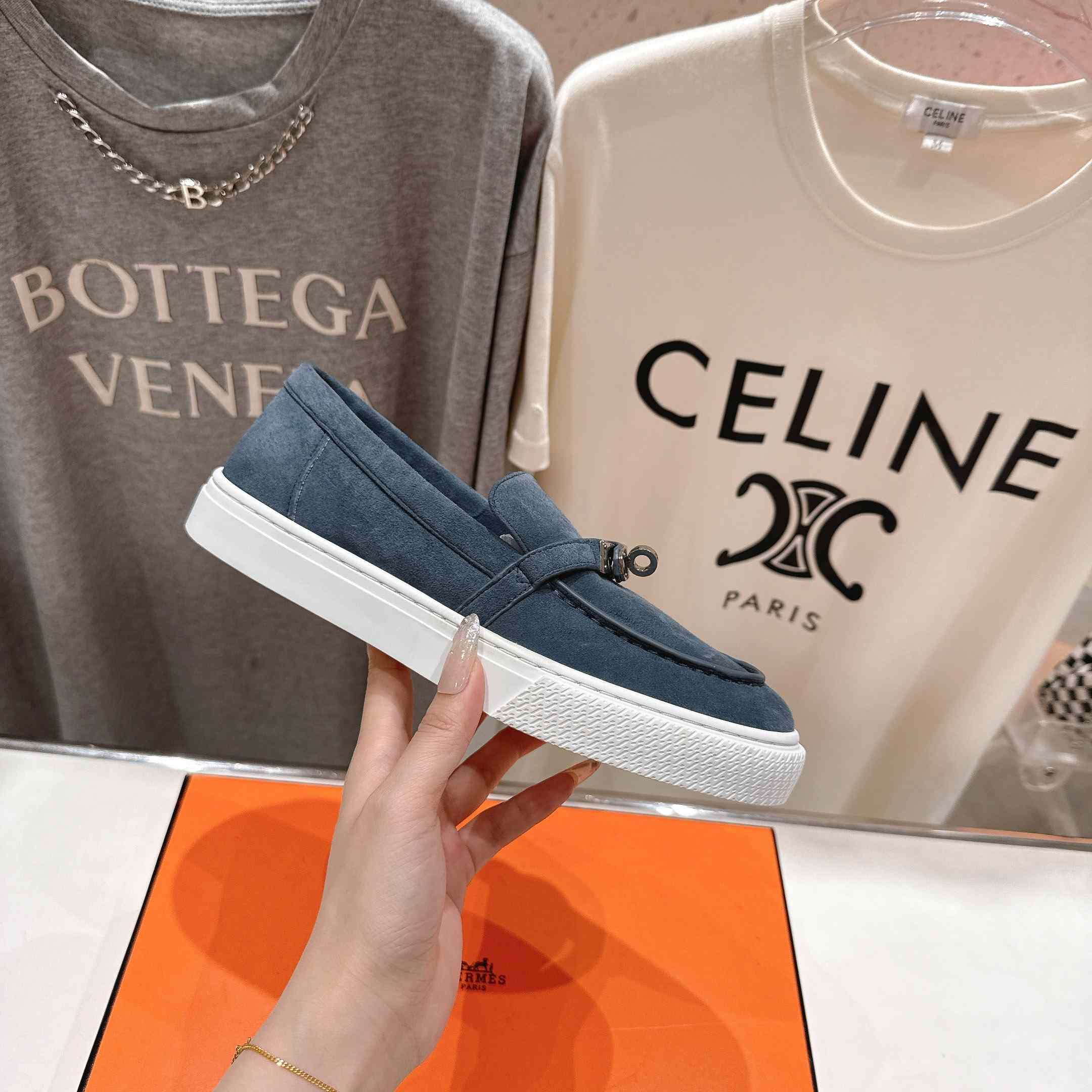 Hermes Game Slip-On Sneaker - DesignerGu
