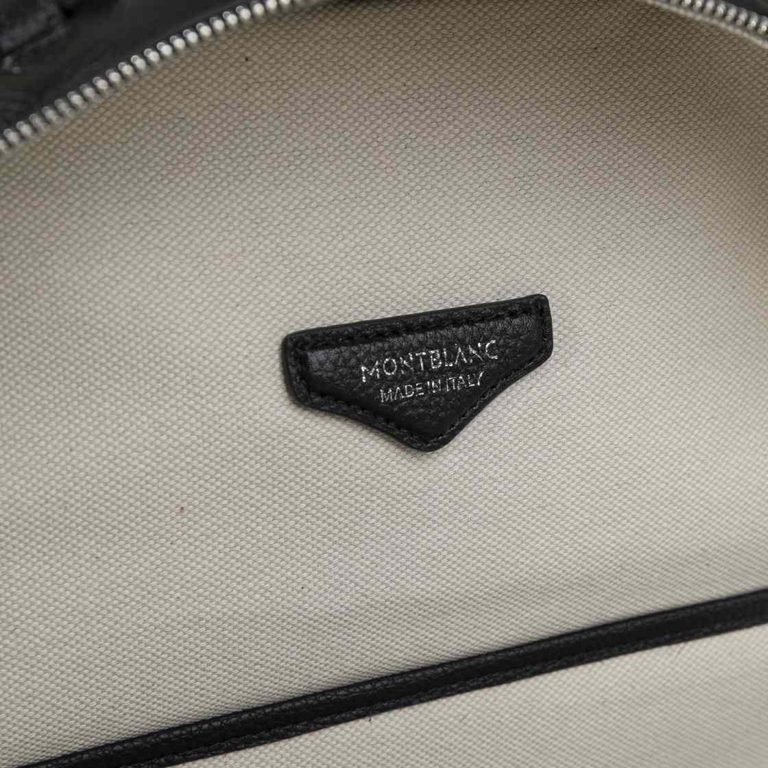 Montblanc Full-Grain Leather Backpack  - DesignerGu