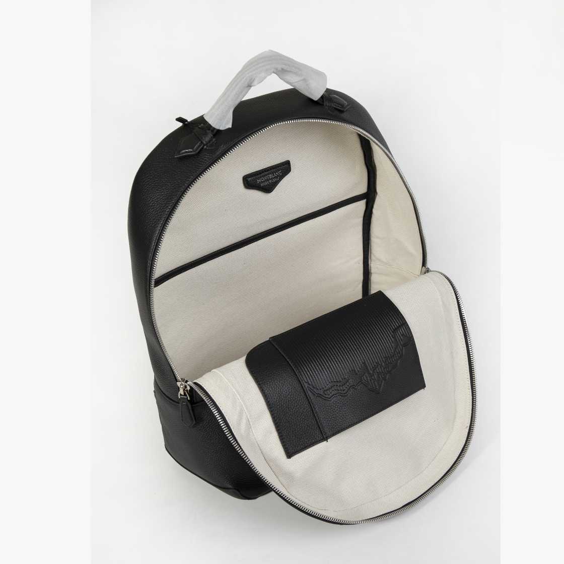 Montblanc Full-Grain Leather Backpack  - DesignerGu