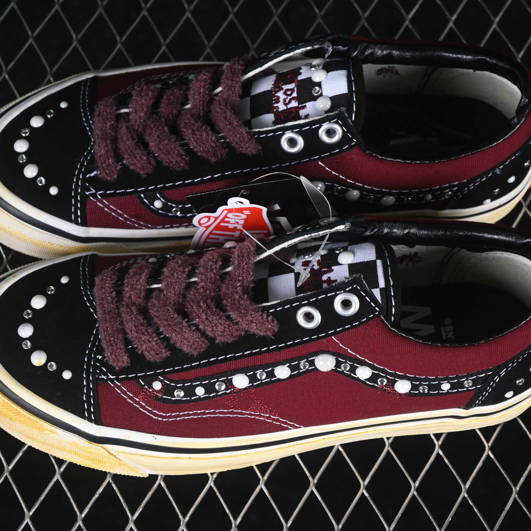 Vans X Satoshi Nakamoto Old Skool Reissue 36 'Pearlized Port Royale' ComplexCon Exclusive - DesignerGu