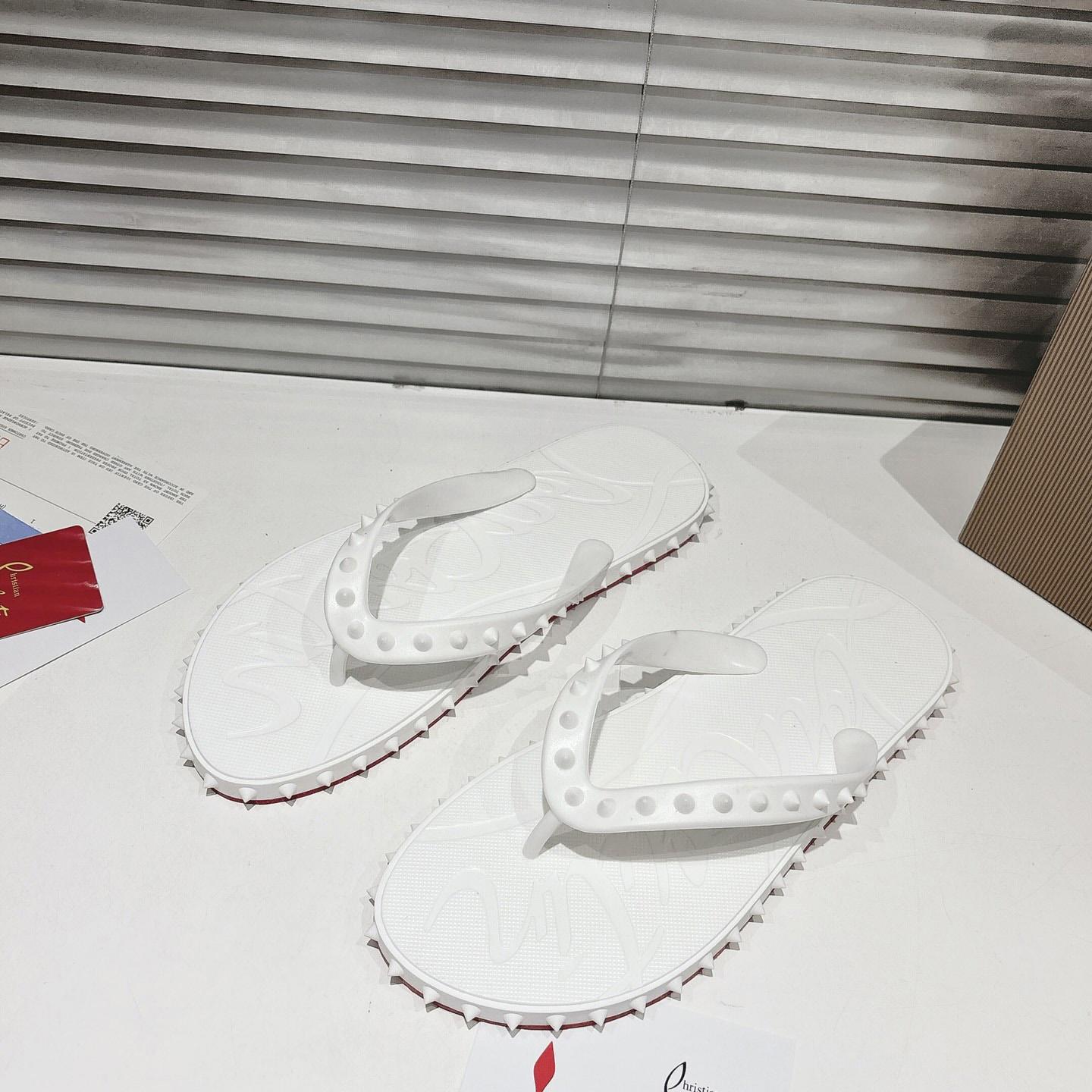 Christian Louboutin Super Loubi Flip Flops - DesignerGu