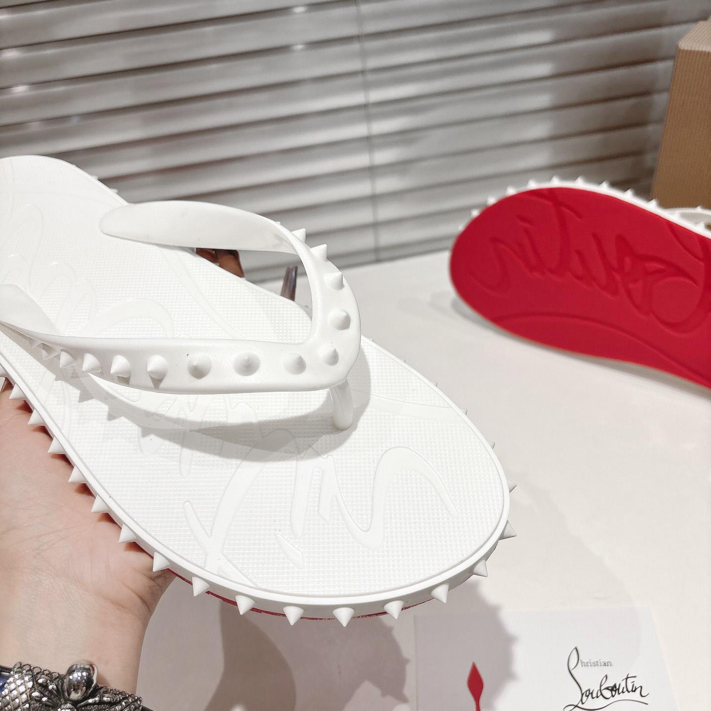 Christian Louboutin Super Loubi Flip Flops - DesignerGu