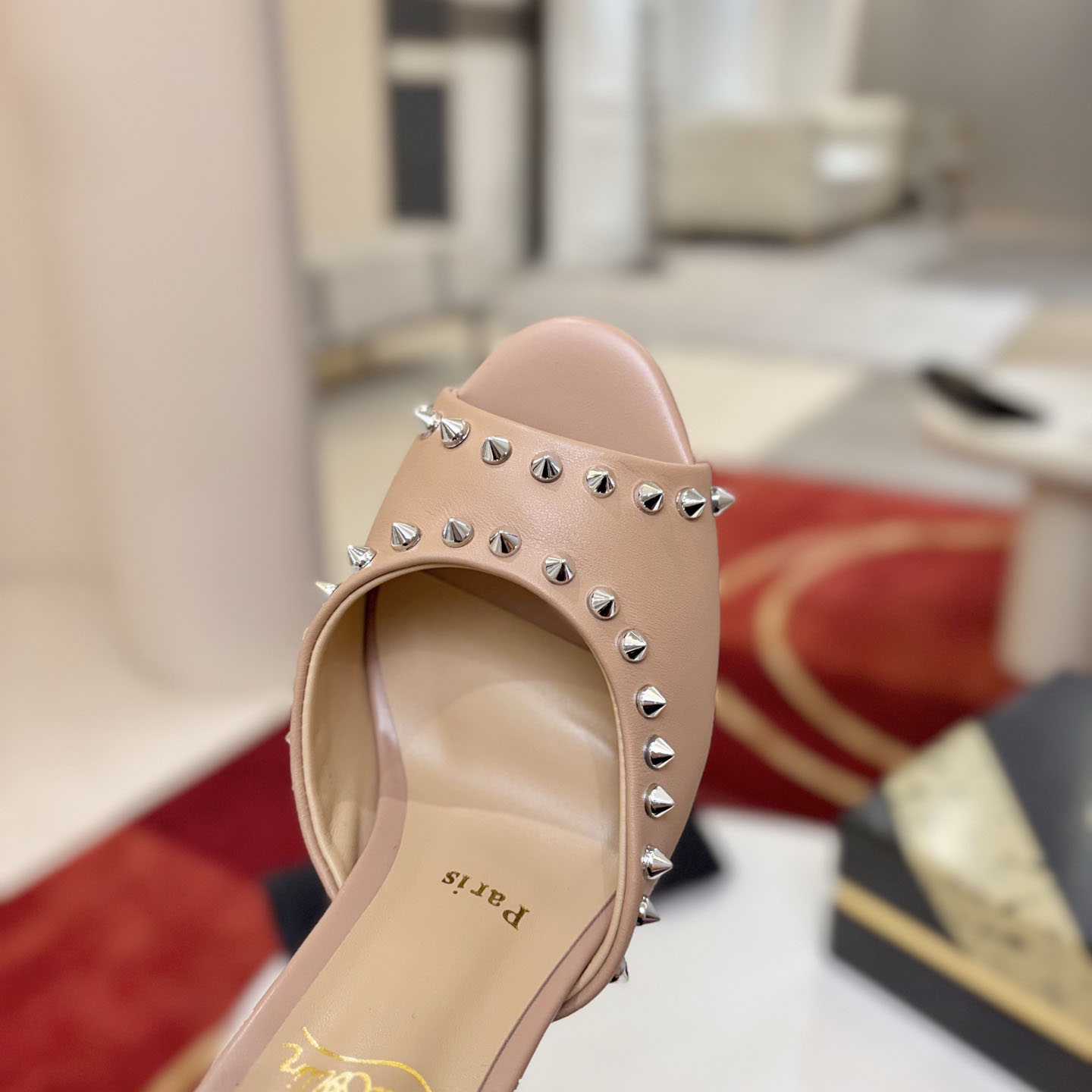 Christian Louboutin Me Dolly Spike 100 Heeled Sandals - DesignerGu