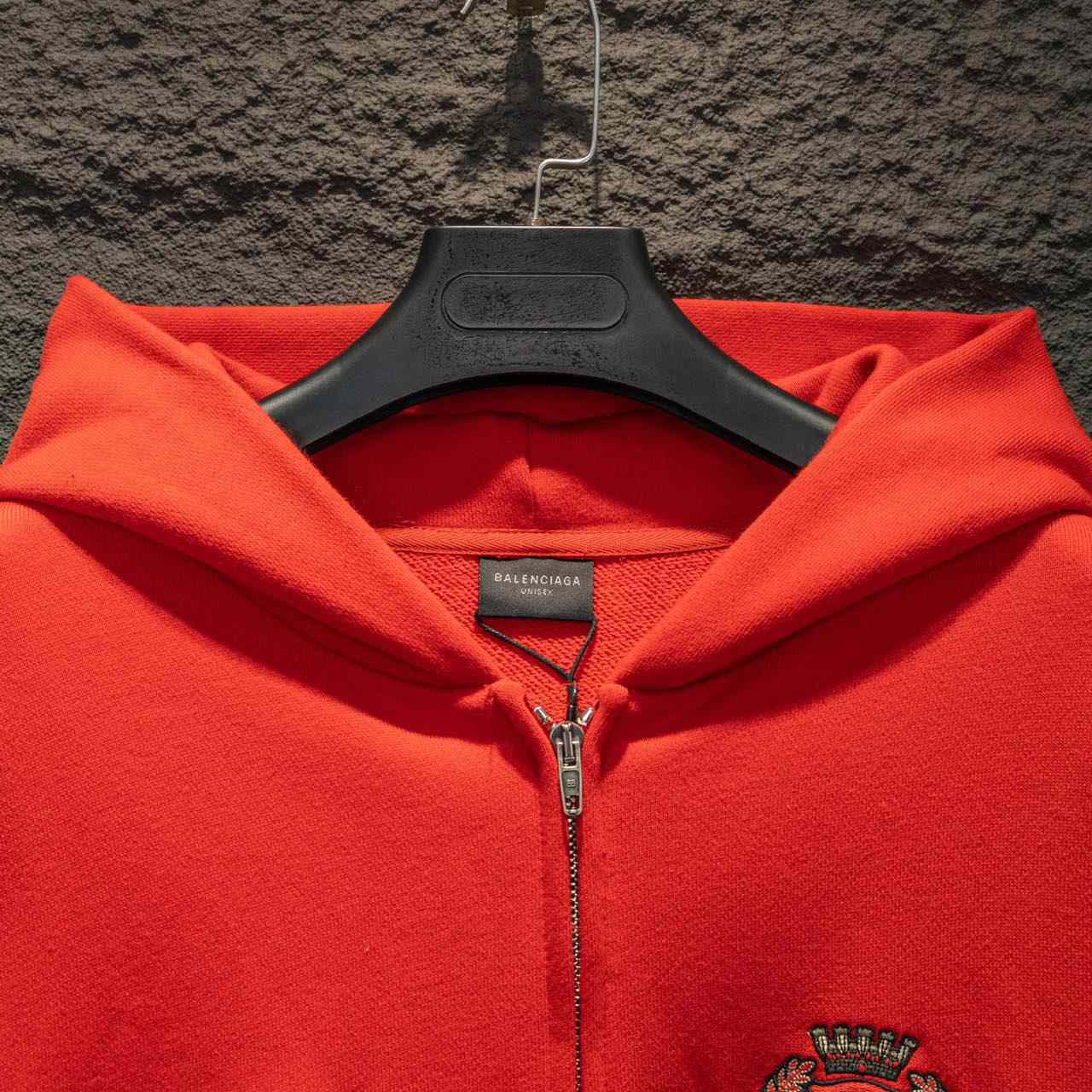 Balenciaga Soccer Paris Zip up Hoodie - DesignerGu