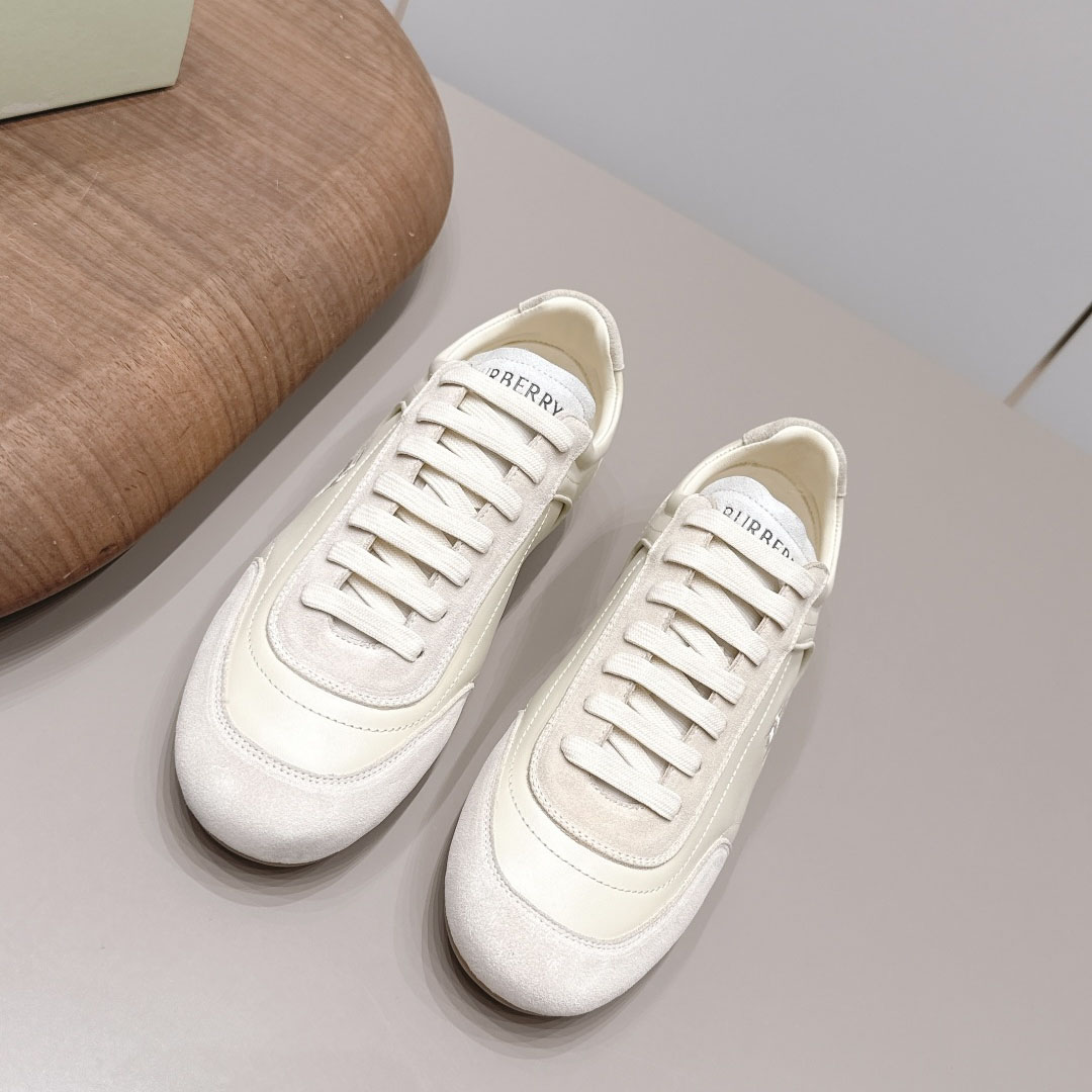 Burberry Suede Knight Runner Sneakers​ - DesignerGu