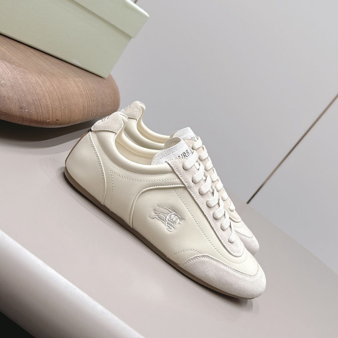 Burberry Suede Knight Runner Sneakers​ - DesignerGu