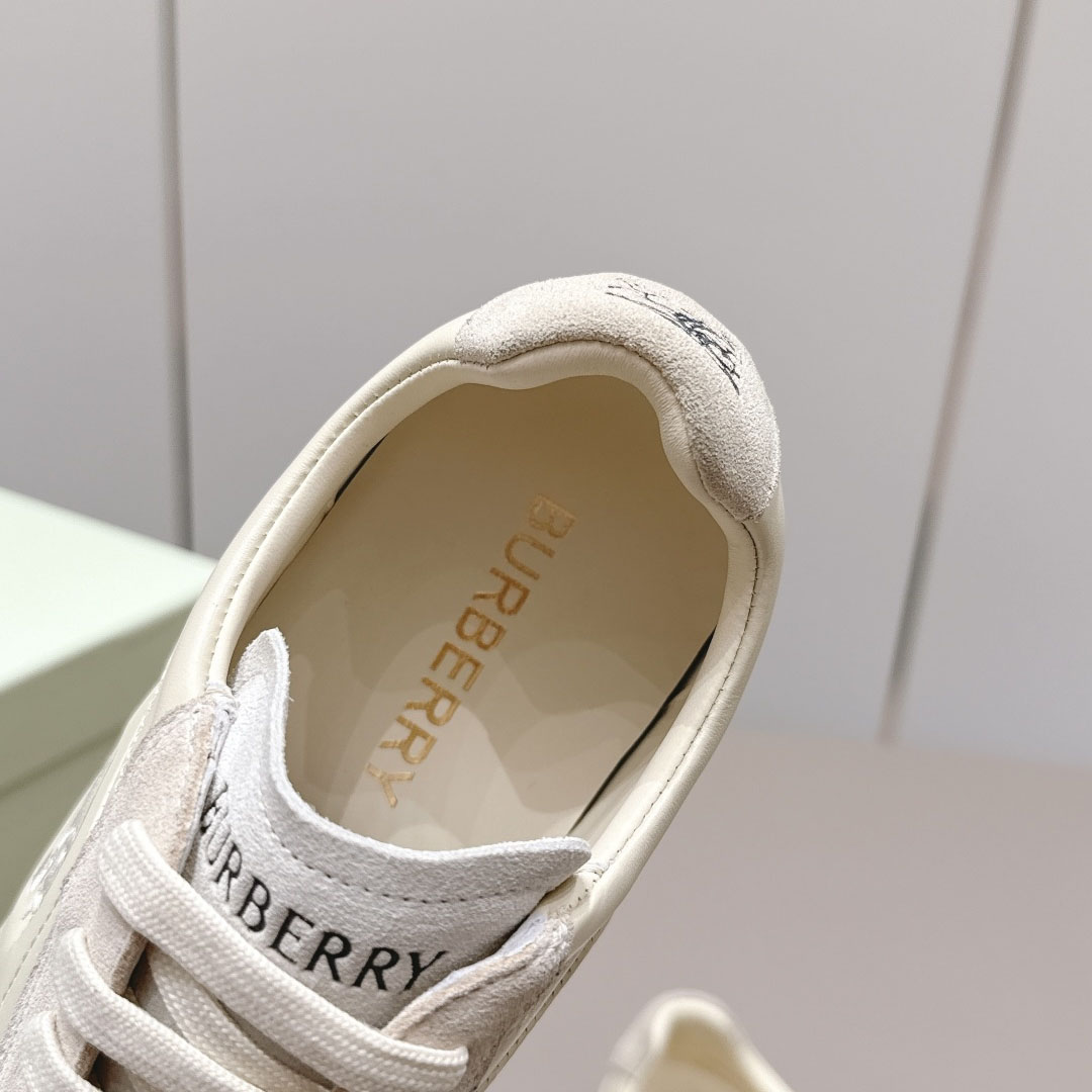 Burberry Suede Knight Runner Sneakers​ - DesignerGu
