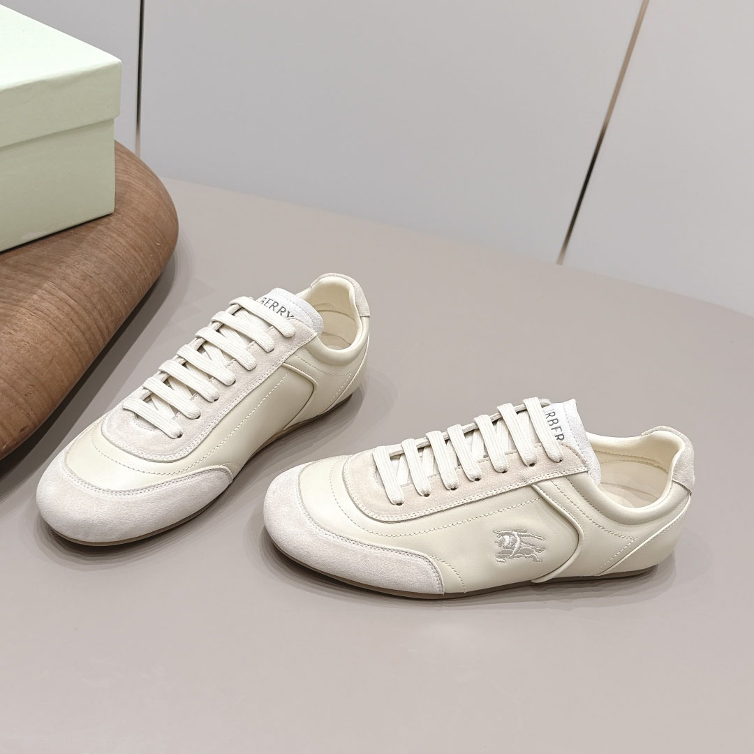 Burberry Suede Knight Runner Sneakers​ - DesignerGu