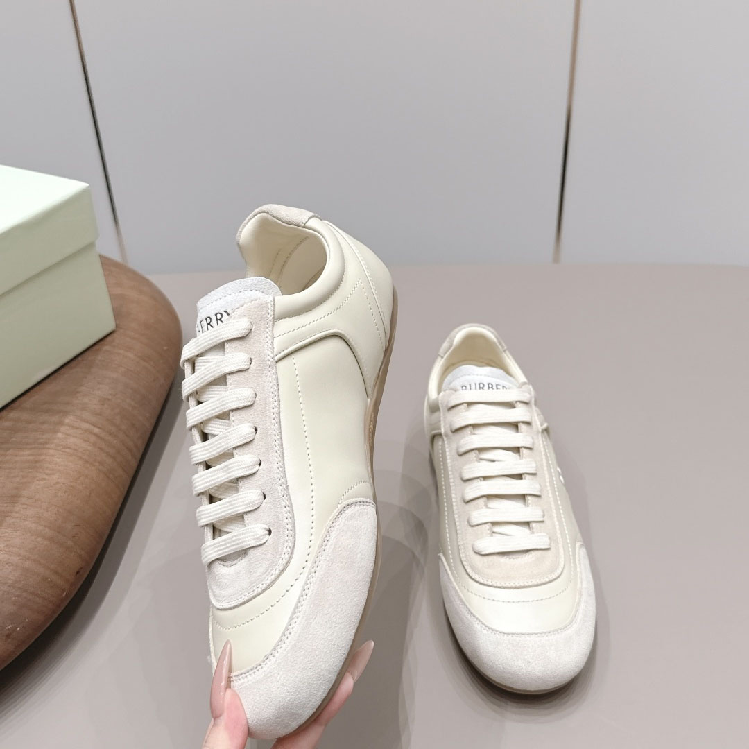 Burberry Suede Knight Runner Sneakers​ - DesignerGu
