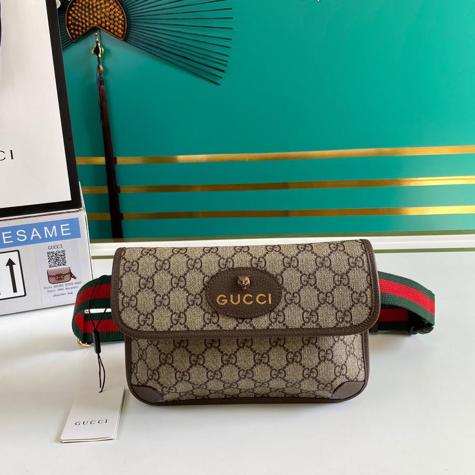 Gucci GG Supreme Web Neo Vintage Belt Bag - DesignerGu