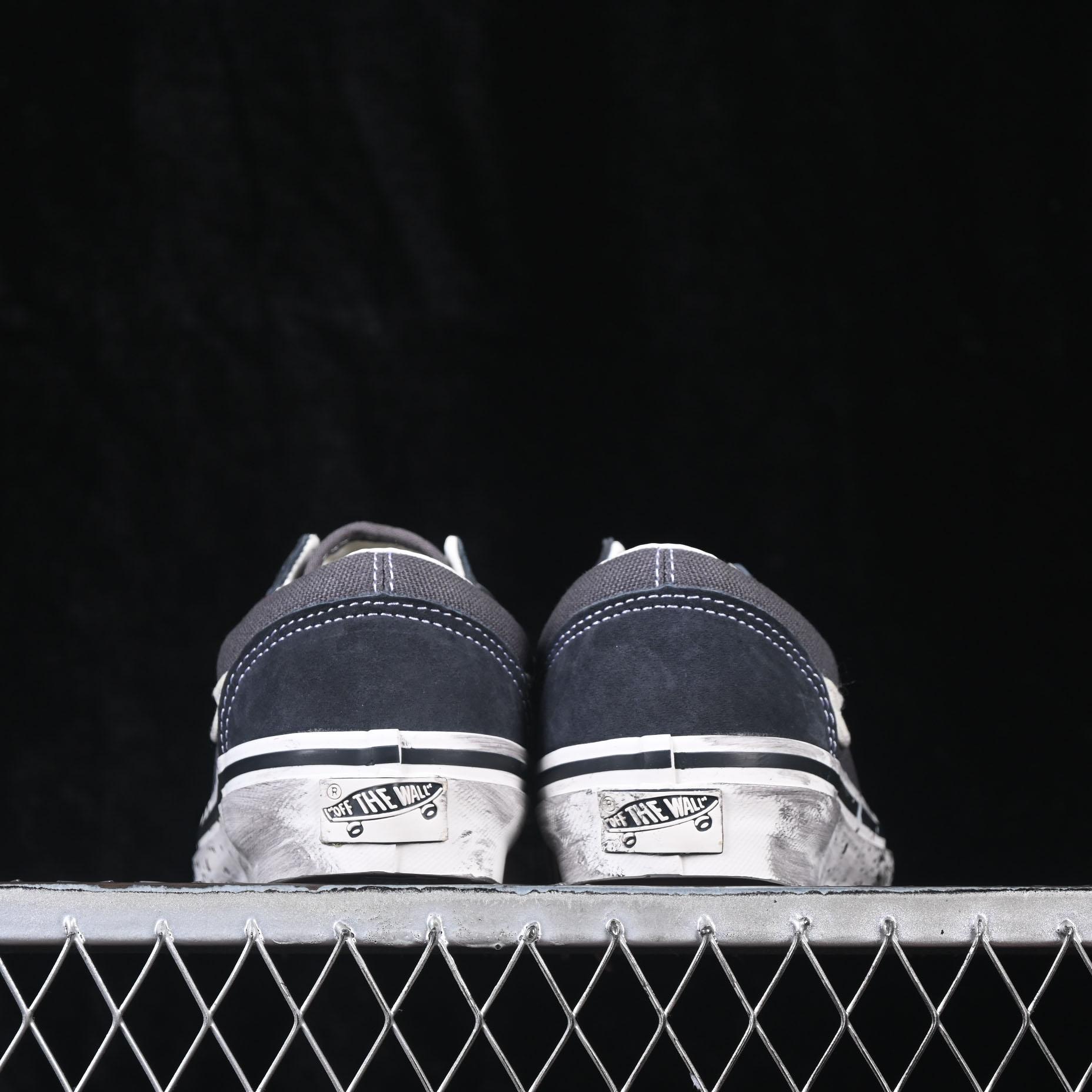 Vans Old Skool 36 Paint Splatter 'Paint Splatter Charcoal Grey' - DesignerGu