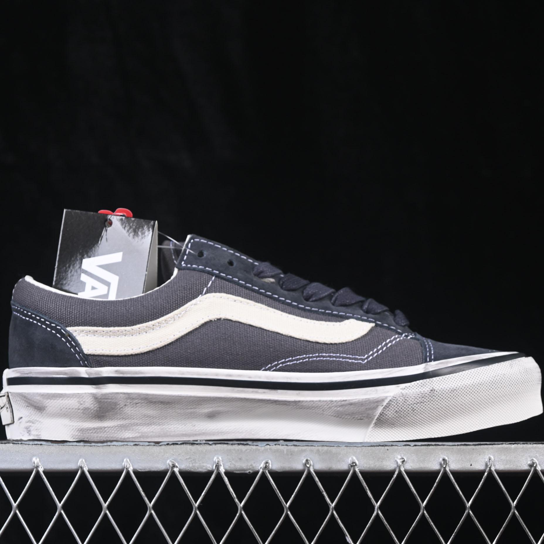 Vans Old Skool 36 Paint Splatter 'Paint Splatter Charcoal Grey' - DesignerGu