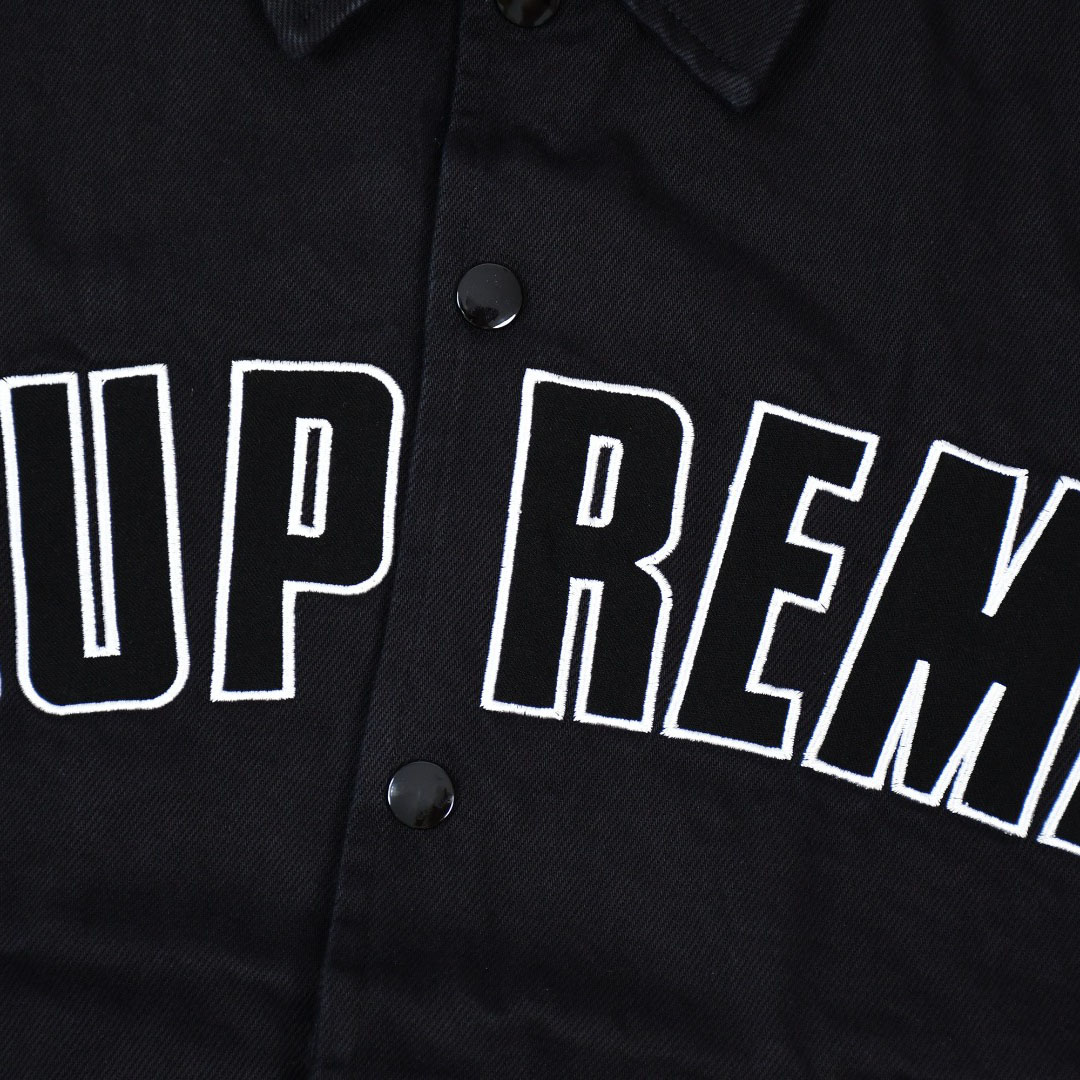 Supreme Arc Denim Coaches Jacket 'Black' - DesignerGu