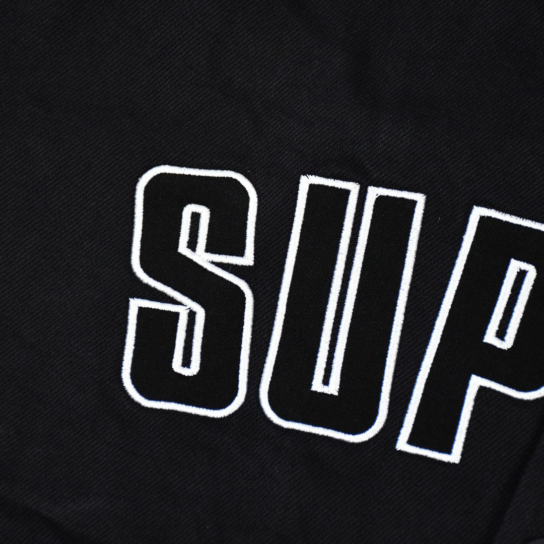 Supreme Arc Denim Coaches Jacket 'Black' - DesignerGu