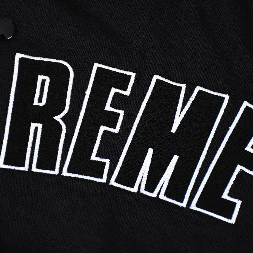 Supreme Arc Denim Coaches Jacket 'Black' - DesignerGu