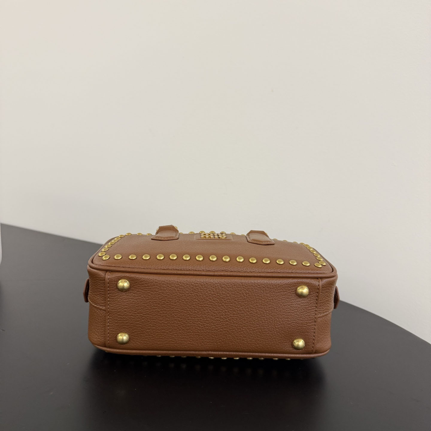Miu Miu Arcadie Studded Leather Bag  - DesignerGu