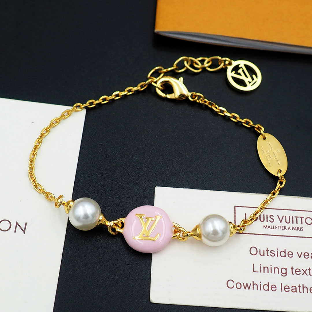 Louis Vuitton LV Pearly Confetti Bracelet MA114A - DesignerGu