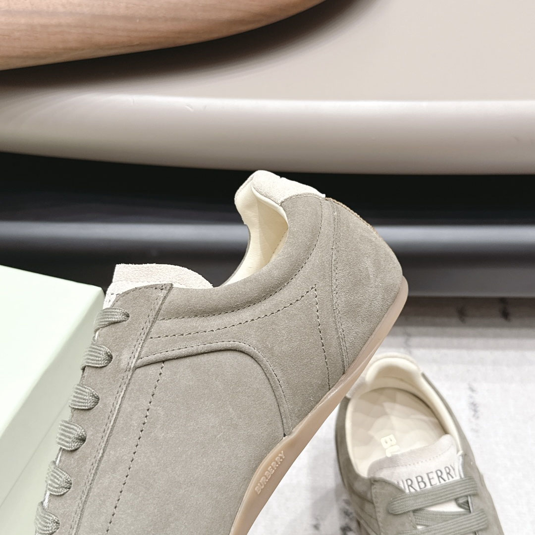 Burberry Suede Knight Runner Sneakers​ - DesignerGu