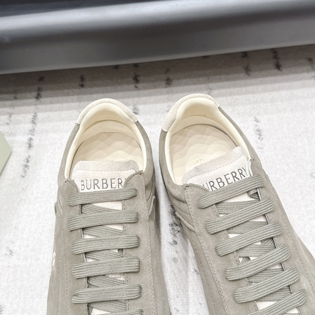 Burberry Suede Knight Runner Sneakers​ - DesignerGu