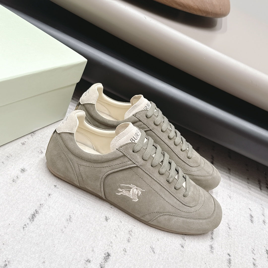 Burberry Suede Knight Runner Sneakers​ - DesignerGu