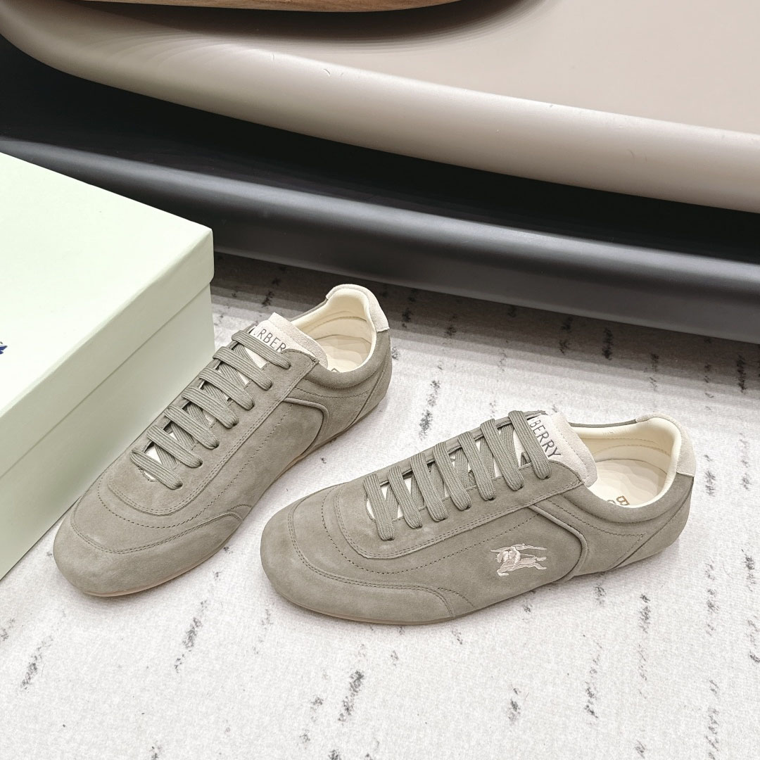 Burberry Suede Knight Runner Sneakers​ - DesignerGu