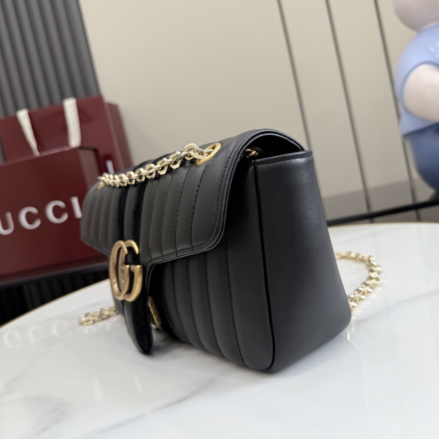 Gucci Jetset GG Marmont Medium Shoulder Bag A005XW - DesignerGu