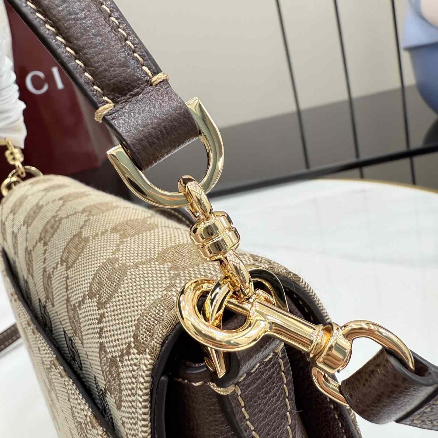 Gucci Horsebit Duomo Small Top HandleBag A006O9 - DesignerGu