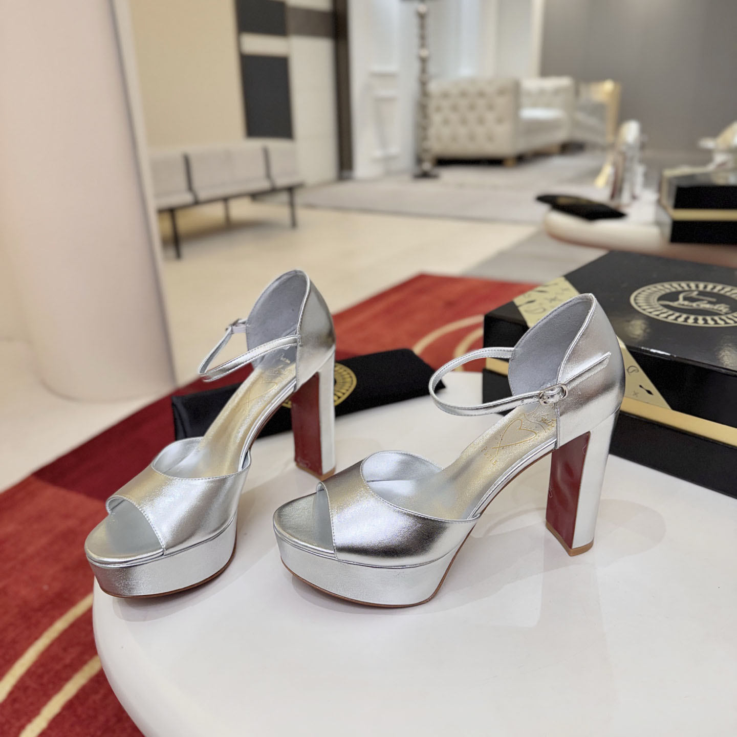 Christian Louboutin Sandaloo 130 mm Strappy Sandals  - DesignerGu